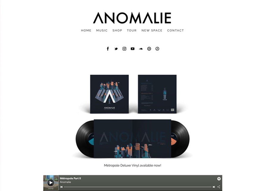 Anomalie Website